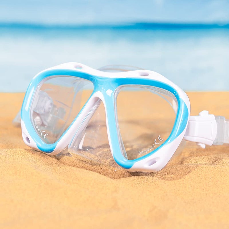 COPOZZ Snorkel Mask Adult â€“ Anti-Fog Scuba Mask with Nose Cover, Tempered Glass Snorkeling Gear for Adults - Image 5